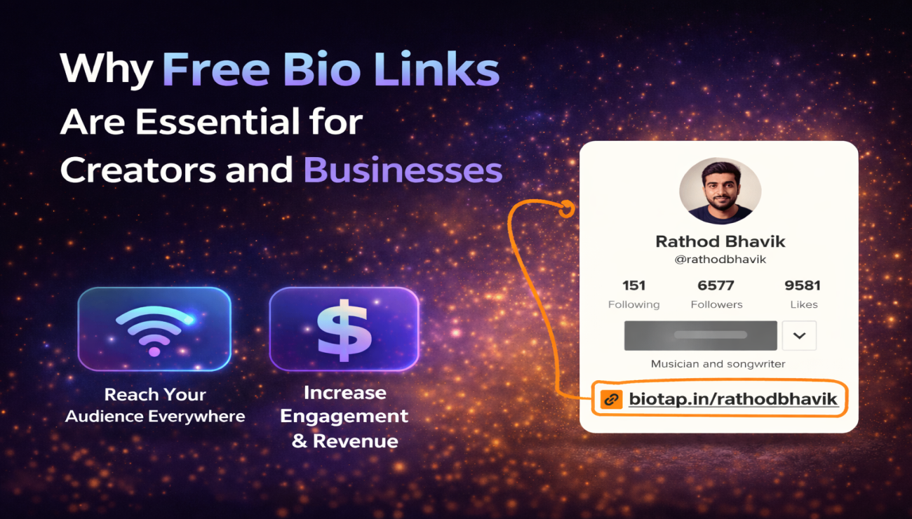 Why Free Bio Links Are Essential for Creators and Businesses