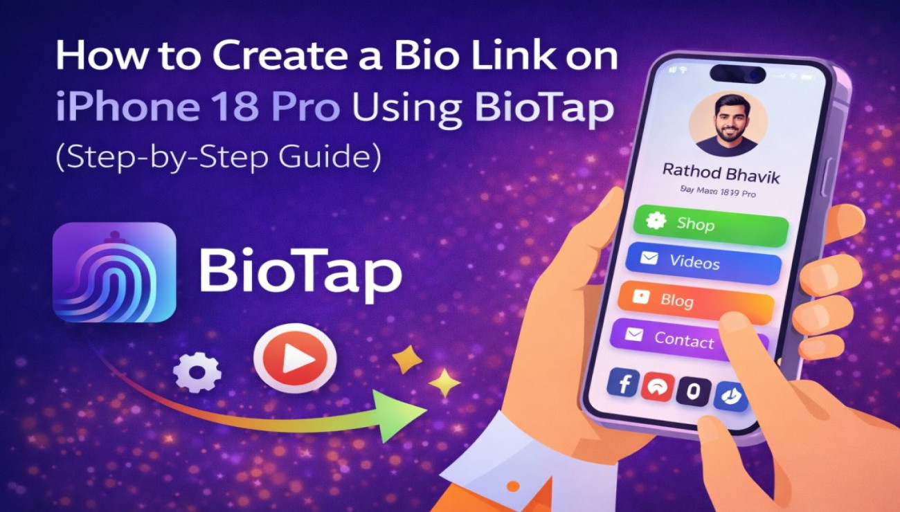 How to Create a Bio Link on iPhone 18 Pro Using BioTap (Step-by-Step Guide)